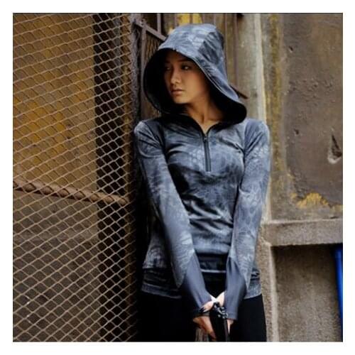 Black Python Military uniform women Hoodies Long sleeve Quick dry Camouflage Army jacket