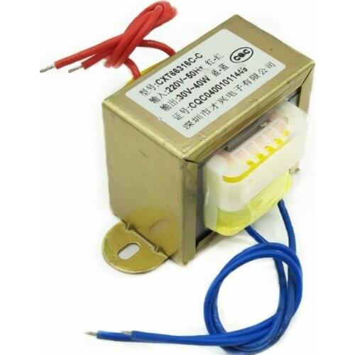 EI66-40W Type 40W 40VA Transformer 220V to 30V Power Transformer AC AC30V/1.3A