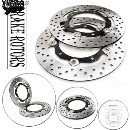 2 PCS T-MAX530 Motorcycle Front Floating Brake Disc Rotor For YAMAHA XP T-MAX 530 T-MAX530 2012-2015 XP T-MAX ABS 530 2012-2015