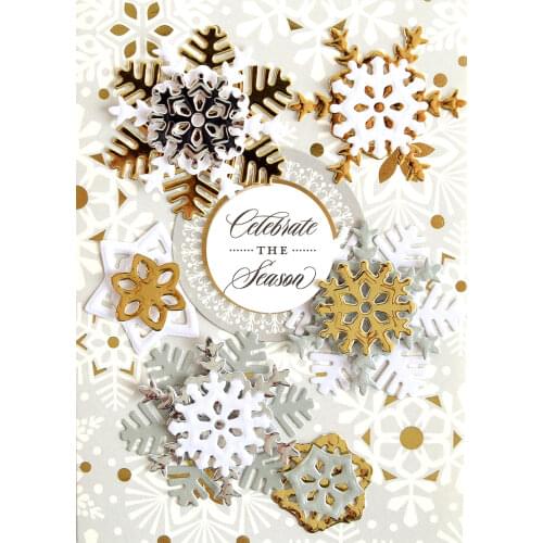 JMCRAFT Beautiful Snowflake Decoration Metal Cutting Dies DIY Scrapbook Handmade Paper Craft Metal Steel Template Dies