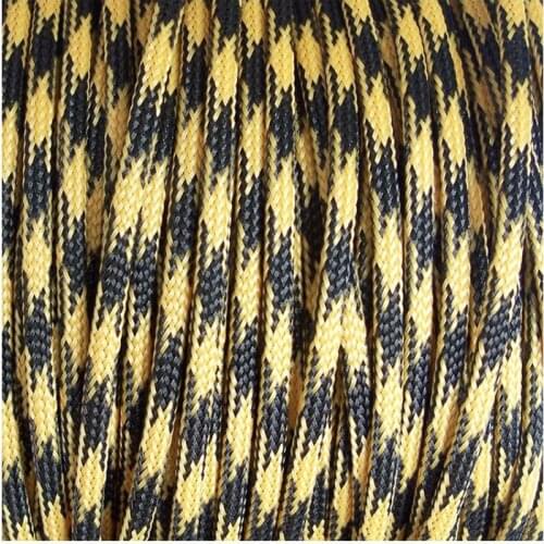 1-5M 3-16mm Black-yellow Cable Sleeves Snakeskin Mesh Wire Protect Nylon Tight PET Expandable Insulation Sheathing Braided Pipe