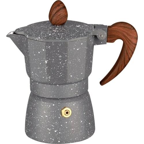 Coffee Maker Mocha Coffee Pot Moka Aluminum Filter Italian Espresso Coffee Maker Percolator Tool Percolator Pot(150Ml)