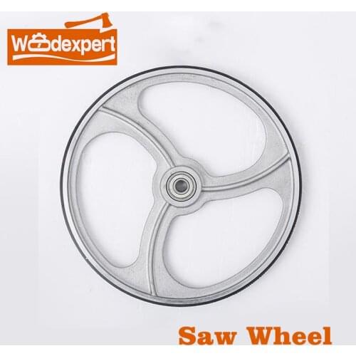 Band Saw Rubber Tires Ring Wheel Accessories for Wood Metal Scroll Wheel Band Saw Machine 8/10 Inch,1 PCS