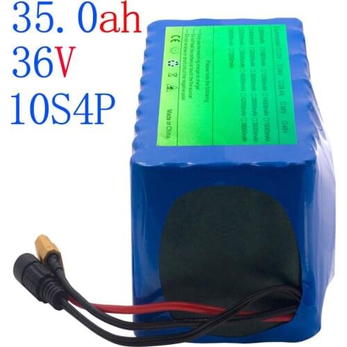36V35Ah Lithium Battery For Electric Bicycle 42V 18650 Lithium Ion Battery Electric Motorcycle Car Bicycle Scooter With 15A BMS