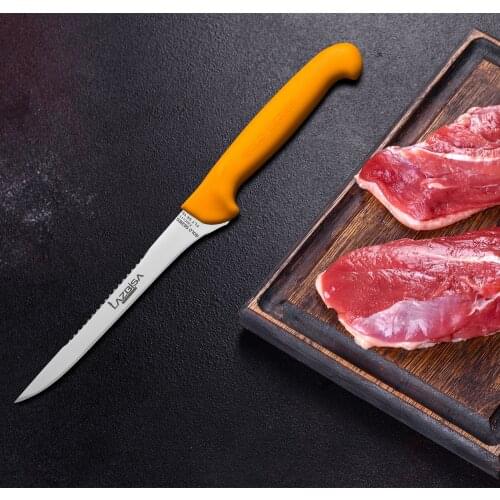 Knife Set Knife Sets Knives Kitchen Knife Set Top Serrated Fillet Knife Gold Series Meat Fish Fruit Vegetable Knives