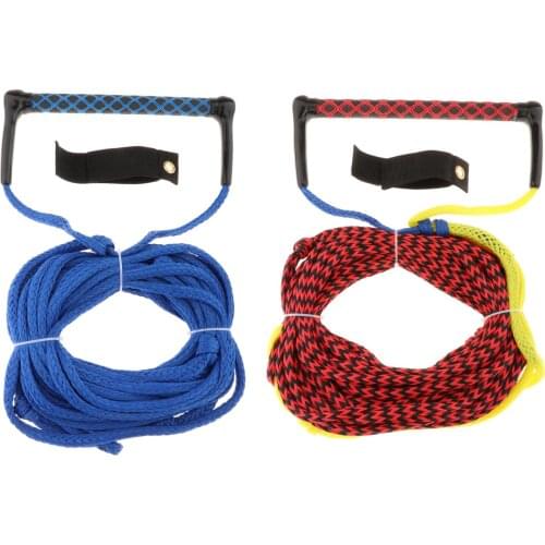 75ft Water Skiing Rope Kneeboard Floating Surf Rope Wakesurf Wake Boat Tow Accessory Kneeboard Floating Surf Rope with Handle