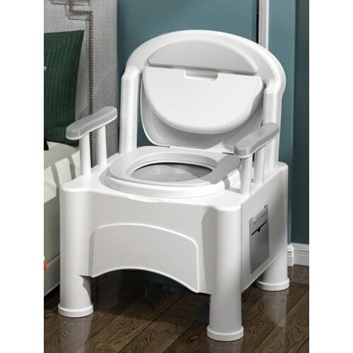 Non-slip portable toilet for the elderly sealed deodorant pregnant women urine bucket high load-bearing PU cushion sofa chair