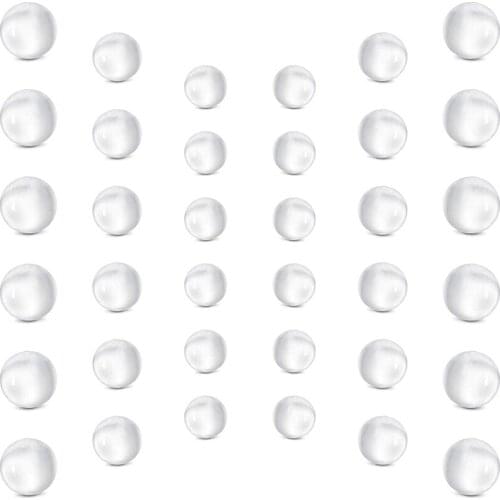 Piercing ball 14G Replacement Balls Spikes for Piercing Barbell Parts 4mm 5mm Stainless Steel & Clear Flexible Crystal CZ Balls