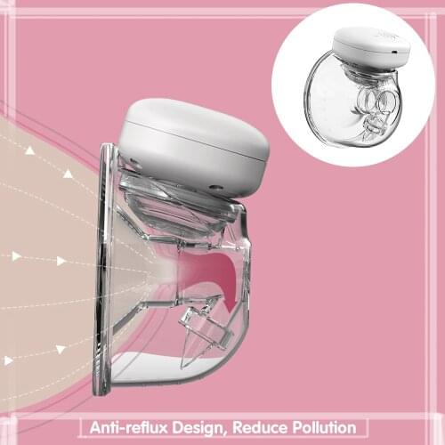 Portable Electric Breast Pump USB Chargable Single Silent Wearable Hands-Free Milk Extractor Automatic Milker 3 Modes 9 Suction