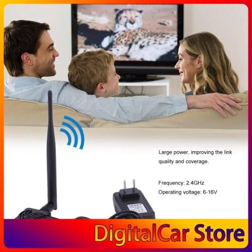 2.4GHZ 4W Wifi Wireless -compatible Broadband Amplifier Router Power Range Signal Booster For Wifi Router