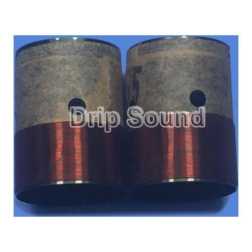 2pcs 25.5mm 25.5 Core 8ohm Bass Voice Coil BASV Black Aluminium Woofer Sound Drive Speaker Repair Parts