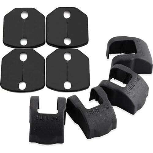 8Pcs Car Door Lock Decoration Cover Car Covers Door Stopper Protection Cover For Ford Focus 3 MK3 2012 2013