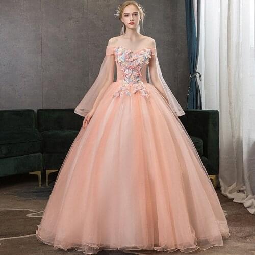 Off The Shoulder Ball Gown Quinceanera Dresses Vestido De Quincianera Sweet 16 Dresses Puffy Dresses For Prom Vestidos Gala Gown