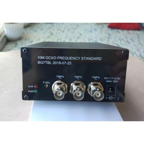 Free shipping by BG7TBL 10MHz OCXO FREQUENCY STANDARD 2 channel sine wave 1 channel square wave