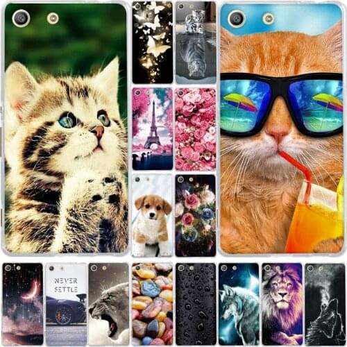 Phone Case For Sony Xperia M5 E5603 E5606 Case Soft TPU Silicone Phone Cover for Sony Xperia M5 E5603 E5653 Cover Bags Covers