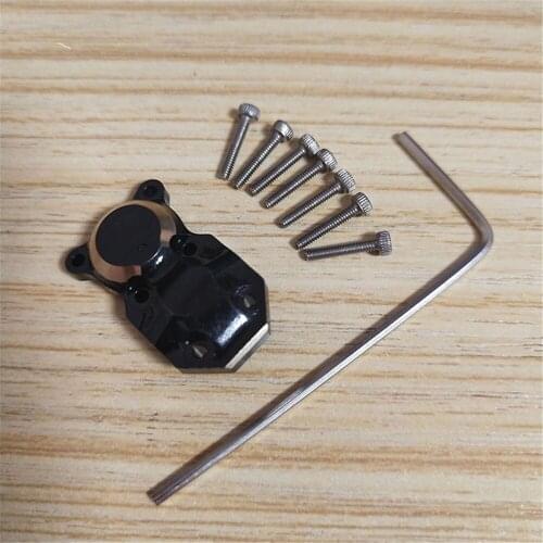 For Axial scx24 90081 universal pure copper plated black axle cover metal upgrade