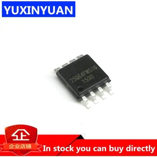 5PCS/LOT W25Q64FWSSIQ W25Q64FWSIQ 25Q64FWSIQ 25Q64FWSSIQ 26Q64 SOP8 iption IC FLASH 64M SPI 104MHZ 8SOIC