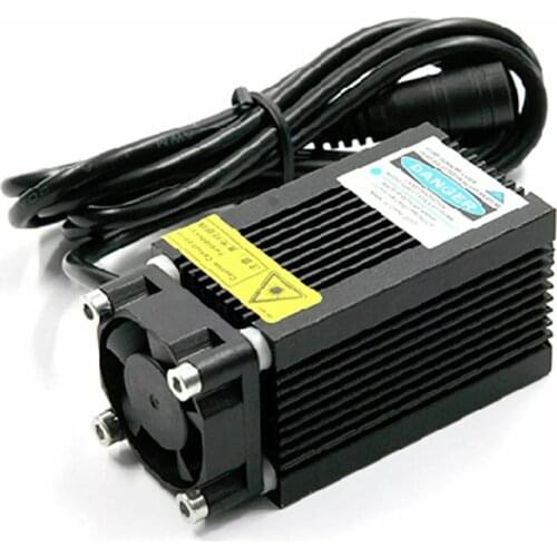 Focusable 450nm 2500mW 2.5W Blue Laser Point Dot Module with Adapter12V