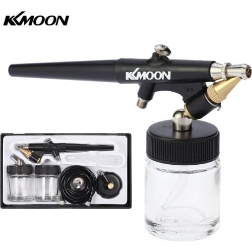 KKmoon High Atomizing Siphon Feed Airbrush Single Action Air Brush Kit for Makeup Art Painting Tattoo Manicure 0.8mm Spray