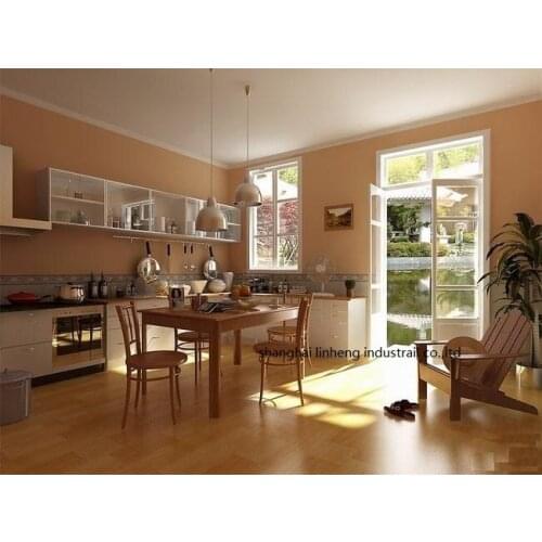 Melamine/mfc kitchen cabinets(LH-ME070)