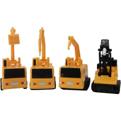 Auto Follow Mini Engineer Car Crane Vehicle Draw Line Pen Interactive Kids Toy