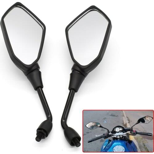 1 Pair Motorcycle Rear View Mirrors For HONDA CRF450R CRF250X CRF450X CRF 450R 250X 450X 10mm 8mm Back Side Convex Mirror