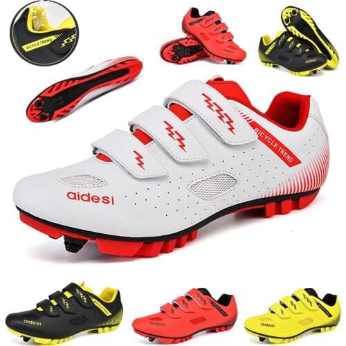 2021 New Style MTB Cycling Shoes Men Breathable Racing Road Bike Shoes Self-Locking Professional Bicycle Sneakers Sports Shoes