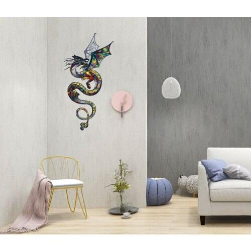 Three Ratels wall sticker art custom Color Dragon wall stickers for boys wall sticker art for bedroom Car sticker