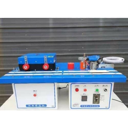Push-pull wood edge banding machine, trimming and end cutting function, can be used for straight line, curve + automatic break b