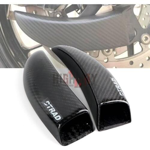 Motorcycle Carbon Fiber Brake Caliper Cooling Cooler Air Ducts Channel System For Aprilia Shiver / Dorsoduro 750