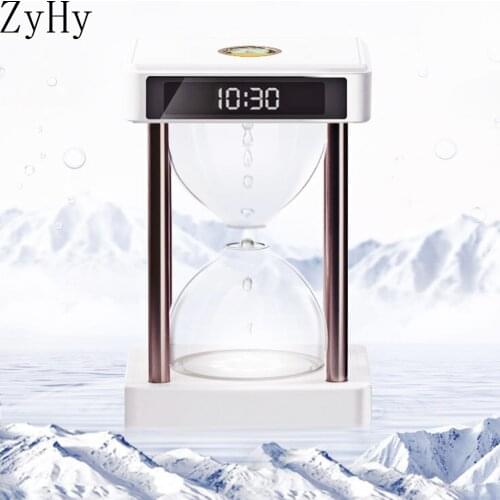 LED Night Light Creative Gift Anti Gravity Floating Levitating Water Drops Time Desk Lamp For Decoration Birthday Home Decor