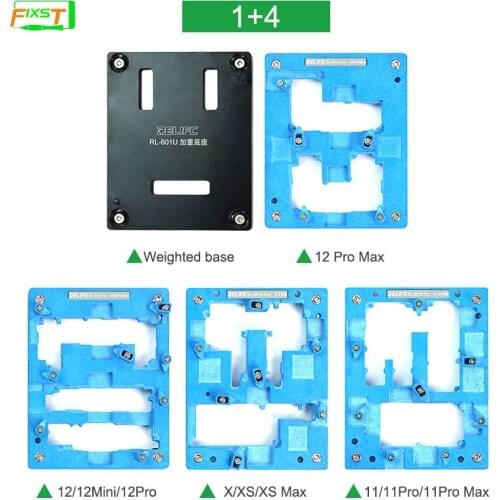 RELIFE RL-601U IP Precision Positioning Clamp Mobile Phone Repair Motherboard Fixture with Base for IPX-12 Series Platform
