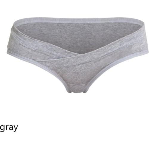 1pcs Cotton Maternity Underwear U-Shaped Low Waist Pregnancy Briefs For Pregnant women Plus size Panties Clothes