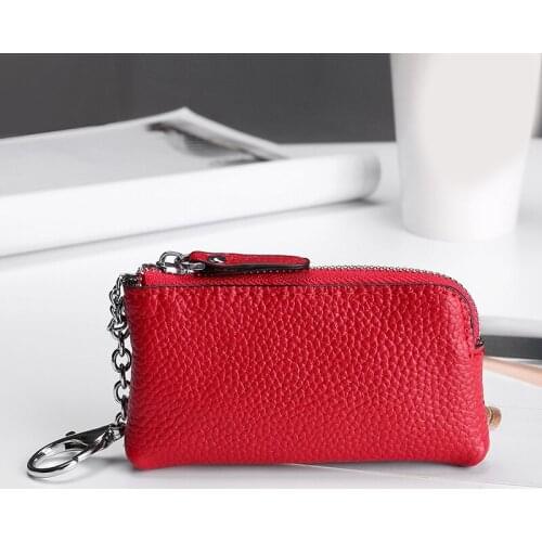 Unisex Vintage Coin Purse Retro Men Female Small Money Key Holder Bags Pocket PU Leather Zipper Coin Purses Organizer