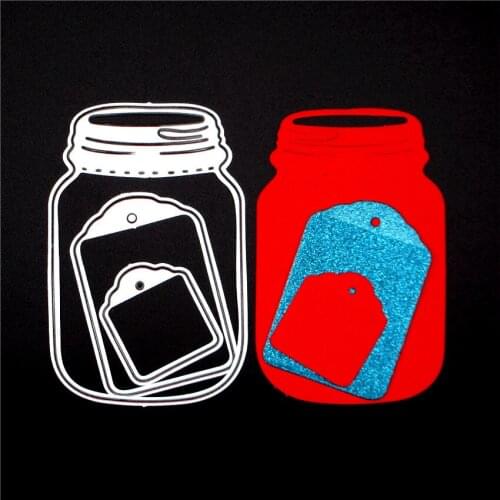 W22-1 METAL CUTTING DIES BOTTLE Frame cut die hook Scrapbooking paper craft emboss knife blade punch die cut stencils