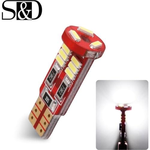 1pcs Canbus T10 W5W 194 168 LED 4014 SMD Error Free Bulbs Car Interior Map Reading Lights Door License Plate Auto lamp 12V