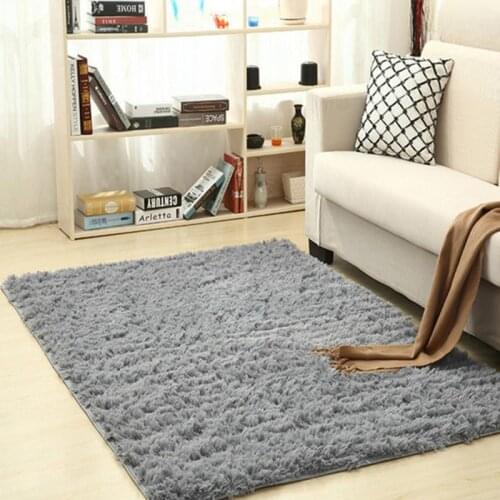 1Pcs Bedroom Wool Soft Carpet For Living Room Entrance Center Rug Around Floor Mat Office Chair Shaggy Floor Carpet 120x80cm Hot