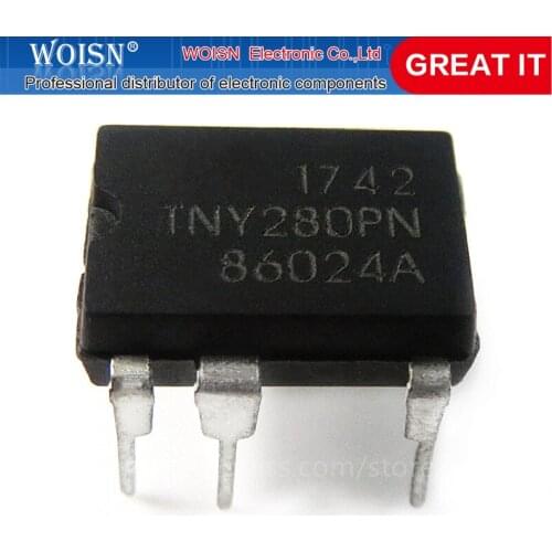10PCS TNY280PN TNY280P DIP7 DIP TNY280 new original In Stock