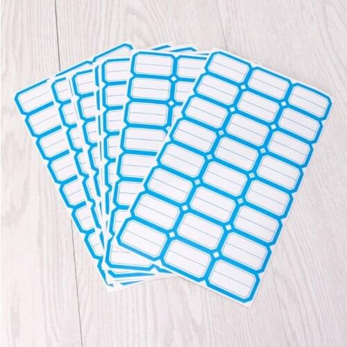 240 Pcs Self Adhesive Sticky Blank Label Paper Label Can Be Classified R9UA