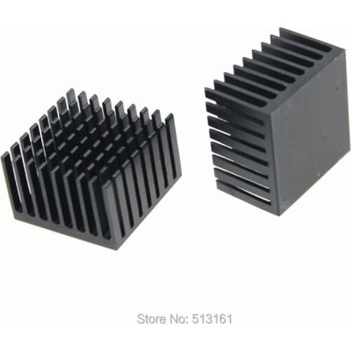 30 Pieces/lot 37x37x24mm Cooling Aluminum PGA Packages Heatsink Heat sinks Radiator For CPU