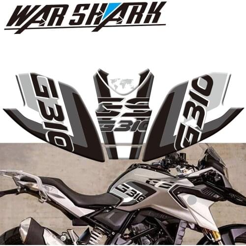 New 3D Gel motorcycle sticker protection fuel tank Protective sticker for BMW G310GS G 310GS G 310 GS 2018-2019