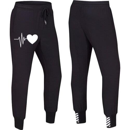 Gourd doll 2020 Love Print Men Women Casual Trouser Casual Sweatpants Multicolor Pattern Unisex Running Swearing Sports Pants