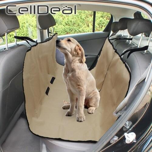 Dog Car Seat Cover Waterproof Pet Dog Travel Mat Hammock for Small Medium Dogs Travel Accessory Car Rear Back Seat Safety Pad