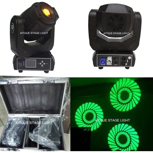 Flight case)led display moving head 90 cheap moving head lights 90w moving head lyre led avec gobos