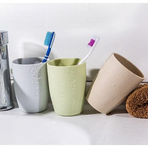 Travel Cup Hot Wheat Straw Travel Mug Cup Office Coffee Tea Water Bottle Cups Straw Wheat Plastlc Cup High Quality Water Bottle