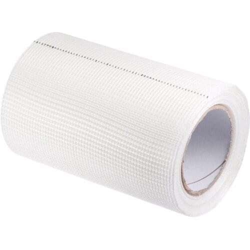 Uxcell Drywall Joint Tape Self-Adhesive Fiberglass 8-inch x 98-feet Repair Patch Wall Hole Crack Mesh Size 2.8mm