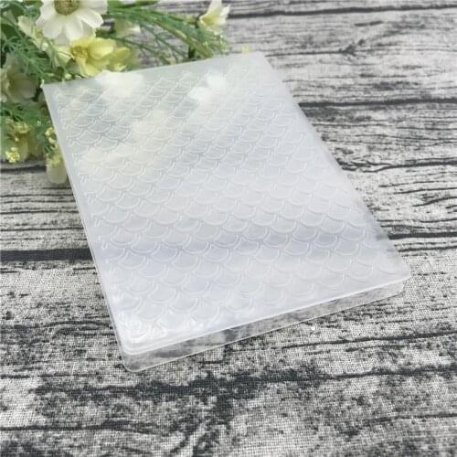 Shell Plastic Embossing Folder For Scrapbook DIY Album Card Tool Plastic Template Stamps Wedding Decor