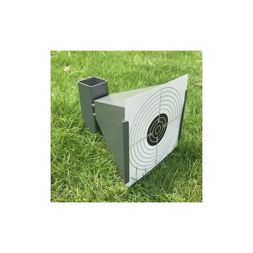 17cmx17cm Pellet Trap (Grey & Black color optional) with 20 Piece of Paper Targets