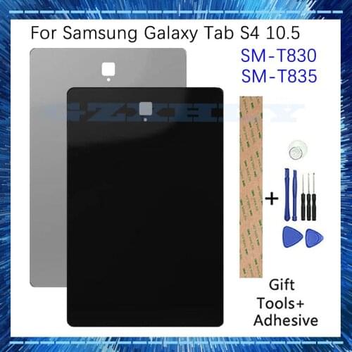 1Pcs Back Glass For Samsung Galaxy Tab S4 10.5 2018 SM-T830 SM-T835 T830 T835 Housing Door Back Glass Battery Cover Replacement