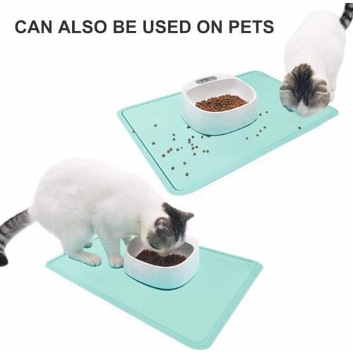 Dining Placemat Waterproof Heat Insulation Children Dining Table Mat Silicone Thicken Anti-slip Dinner Table Placemat for Kids